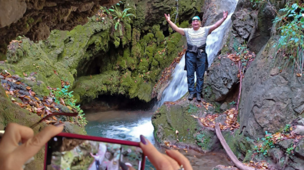 Скрытый водопад. Фото нашего гида Ирины Пряничниковой