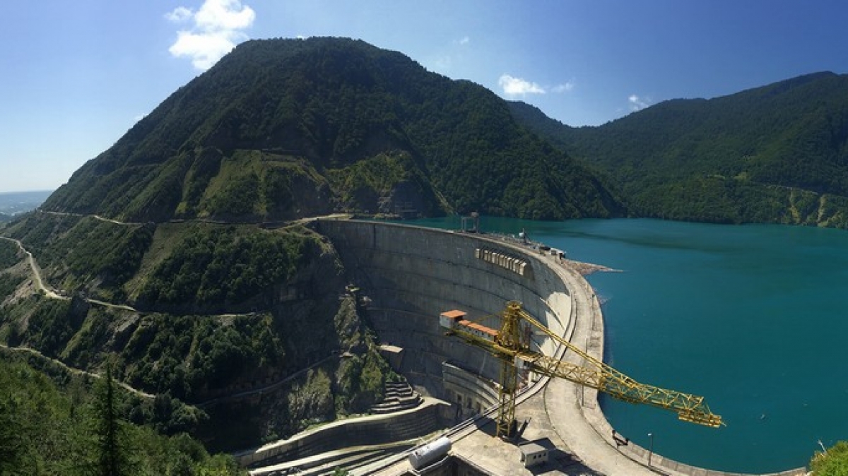 Ингурское водохранилище. Фото: Валентина Киреева.