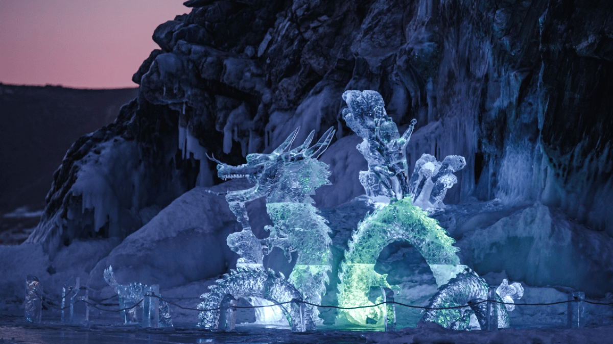 Фото с фестиваля Olkhon Ice Park