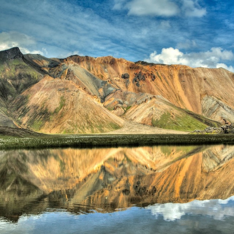 Риолитовые горы Ландманналаугар