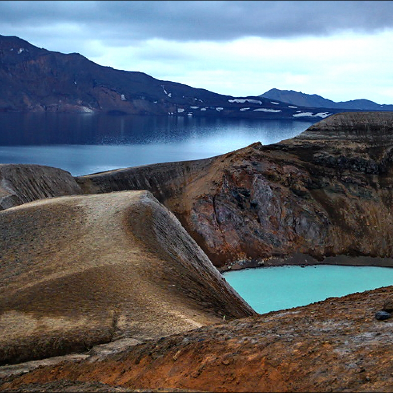 Кратер вулкана Аскья