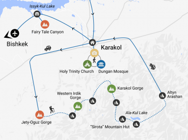 Hiking in the Tian Shan Mountains + Issyk-Kul Lake
