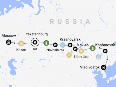 Trans-Siberian Journey: from Moscow to Vladivostok