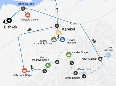 Hiking in the Tian Shan Mountains + Issyk-Kul Lake