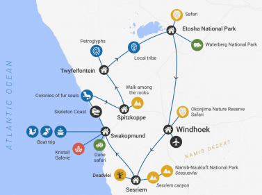 All of Namibia in 12 Days