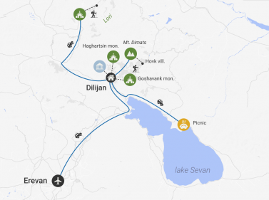 Trekking in Dilijan (without backpacks and tents)