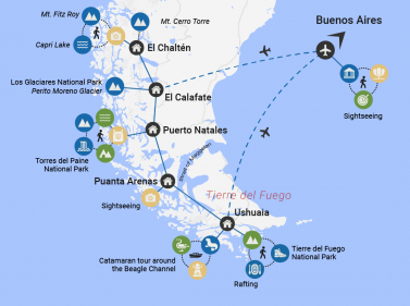 Expedition around Patagonia: Chili + Argentina