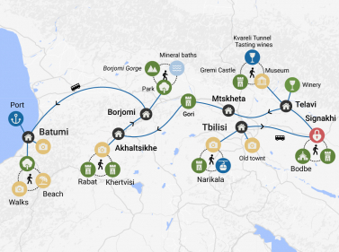 Georgia in 10 days: from snowy mountains to the seashore