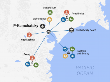 Active Kamchatka Tour (All Inclusive)