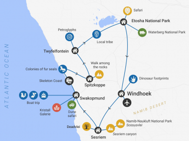 All of Namibia in 12 Days