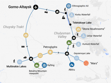 Altai in 10 Days with comfort