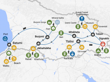 Georgia in 10 days: from snowy mountains to the seashore
