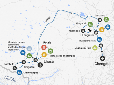 Around Tibet in 15 days